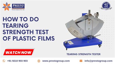 tear test plastic film|tear resistance test material.